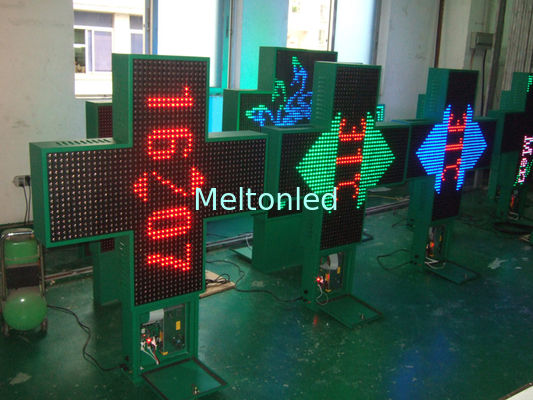 ROHS LED 표시 2R1G1B 6944 점/sqm를 마는 고해상 두 배 색깔 십자가